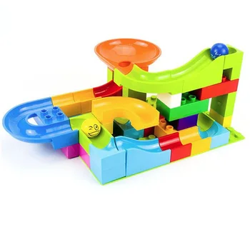 Didelis Dydis Blokai Pramogų Parkas Marmuro Paleisti modelių Kūrimo Žaislai Vaikams Švietimo Suderinama blokai