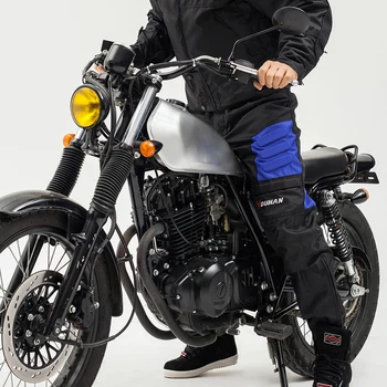 DUHAN Motociklo Kelnes Vyrams Motociklų Klubo Gynėjas Moto Kelnes Šarvai Kelnės Apsaugines priemones, Motokroso Ridig Kelnės