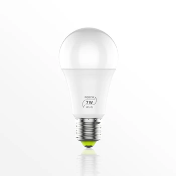 E27 Smart WiFi LED Lemputė RGBW BMT 7W dirbti su 