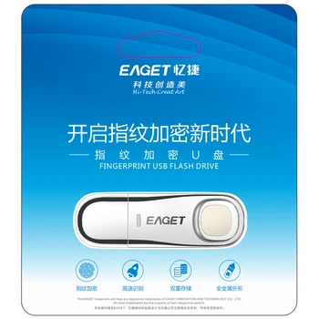 Eaget pirštų Atspaudų Atpažinimo USB 3.0 Flash Drive, 128GB Pendrive 64GB Privatumas Saugiame Pen Drive 32GB Top Security USB Ratai