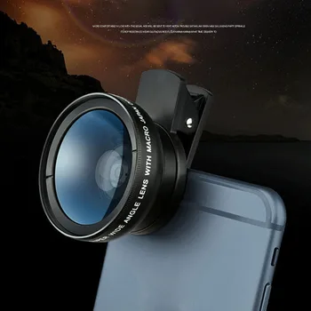 Fotoaparato Objektyvas Kit 0.45 X Super Plataus Kampo Objektyvas Su Makro Objektyvo 6 6S Galaxy S7 Mobilaus Telefono Objektyvą, Ultra-Portable