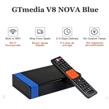 Geriausia 1080P Gtmedia V8 NOVA Mėlyna DVB-S2 Atnaujinimas Gtmedia V8X H. 265 Pastatytas Wifi Gtmedia V8 Garbę Ne app