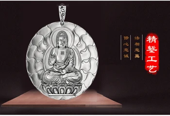 Gryno sidabro 999 gryno sidabro dieną, tokių kaip sterlingas sidabro pakabukas, Budos gyvenimo
