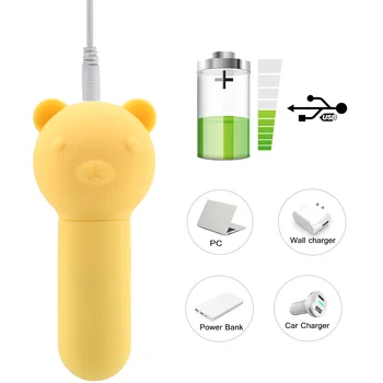 IKOKY 10 Dažnio Klitorio Stimuliatorius G-spot Massager tiek tenka Vibratorius USB įkrovimo Kulka Vibruojantis Kiaušinis Sekso Žaislai Moterims