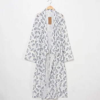 Japonų Kimono Yukata Moterų, Vyrų Ilgio Suknelė Kimono Unisex Cosplay Streetwear Vasaros Saulės Skraiste Spausdinti Atsitiktinis Viršutinių Drabužių Siuvimas