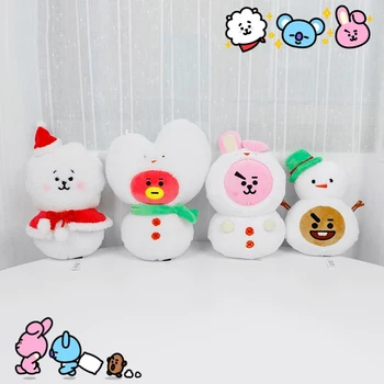 Kalėdų Leidimas kpop pliušinis žaislas sniego žmogus įdaryti lėlės puikus anime periferinių pliušinis lėlės, papuošalai Kalėdų dovana mergaitė
