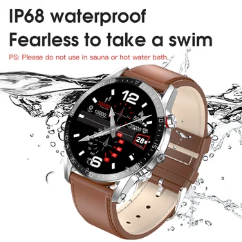 L13 Smart Watch Vyrų IP68 Vandeniui EKG PPG 