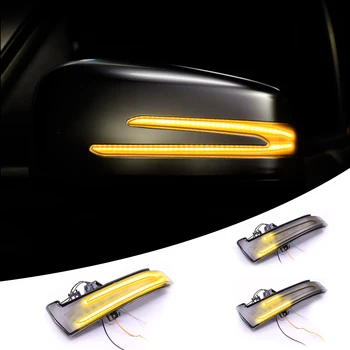 LEEPEE Automobilio Galinio vaizdo Veidrodėlis Šviesos Indikatorių Žibintas Posūkio Signalo Lemputė LED Indikatorius W221 W212 W204 W176 W246 X156 C204 C117 X117