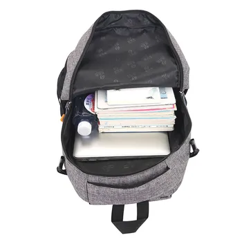 Mados Priežastinis Vandeniui Kuprinė drobės Kelionės krepšys Kuprinės Unisex nešiojamas krepšiai Dizaineris studentų maišelį Mochila Masculina #YL5