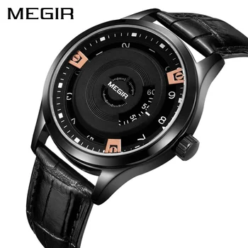 MEGIR 2020 Naujas Mados Verslo Kvarcinis Laikrodis Vyrų Top Brand Prabanga Mėlyna Riešo Laikrodžių Vyrams Silikoninis Vandeniui Sporto Laikrodžiai