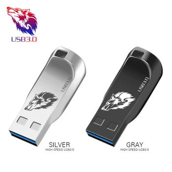 Metalo USB3.0 Flash Drive 4gb 8gb 16gb flash disko Pendrive 32gb 64gb atminties kortelė, USB 3.0 Flash USB pen drive