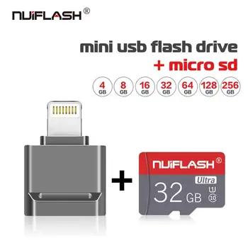 Mini USB Memory Stick 16GB OTG USB Flash Drive Key iPhone 32GB Pendrive USB 