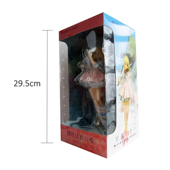 Miyazono Kaori Anime Veiksmų Skaičius, Žaislai Jūsų Melas balandžio Mergina, Groti Smuiku Rožinė Suknelė PVC Statula Modelis Statulėlės 2 Veidai 23cm