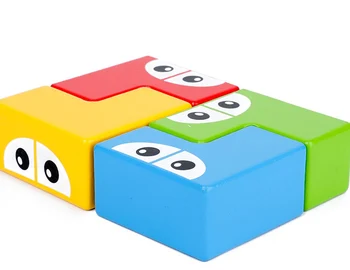 Montessori Kūrybos Medinių Įvairių Automobilių Puzzle Žaidimai 48 Iššūkis Tirpalu Interaktyvus IQ Mokymo Žaislai Vaikams