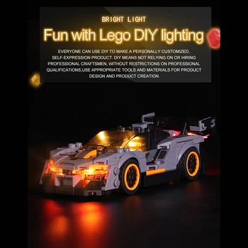 Mygtukas Baterija, LED Apšvietimas, Kit for Speed Čempionų McLaren 