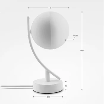 Naktį šviesos stalo lempa miegamasis paprasta wifi smart 