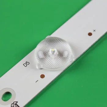 Naujas 5 VNT/set 10LED(3V) 842.5 mm LED apšvietimo juostelės 43PFT4131 43PFS5301 GJ-2K15-430-D510 GJ-2K16-430-D510-V4 01Q58-A