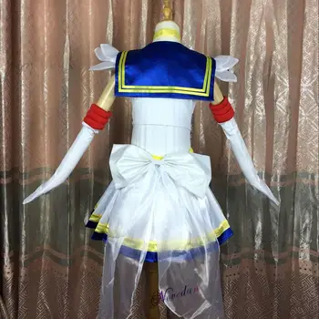 Naujas Sailor Moon Cosplay Usagi Tsukino Chibiusa Cosplay Kostiumų Ir Perukų Moterų Halloween Party Dress Kalėdų Anime Drabužiai