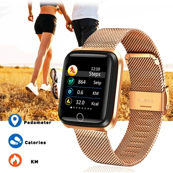 Naujas Smart Watch Vyrų, moterų Širdies ritmo monitorius Kraujo Spaudimas Tracker Fitness tracker Sporto Vandeniui Smartwatch 
