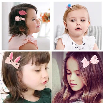 Naujas Stilius Kūdikio Plaukų Aksesuarai Korėjos Stiliaus Princesė Šukuosena Mergaitėms Lankelis 18 Vienetų Vaikų Barrettes Hairband Dovanų Rinkinys