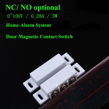 NC & NR virštinkinė magnetinio skirtumo jungiklis durų ir langų jutiklis Magnetinis Kontaktas Jungiklis Signalizacijos Durų Jutiklis Namų Signalizacijos
