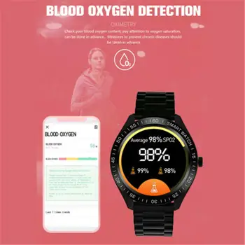 Nerūdijančio Plieno Smart Watch Širdies ritmo Monitorius Sporto Apyrankę Bluetooth Nuotolinio valdymo vaizdo Kamera Skambinkite Pranešimus apie Mobiliuosius Telefonus