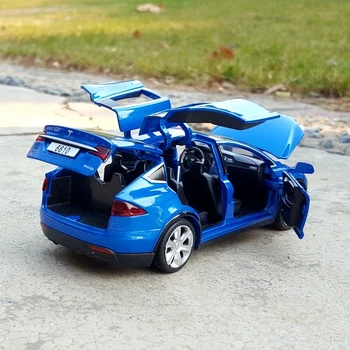 New1:32 Tesla MODEL X MODEL3 Lydinio Automobilio Modelį Diecasts & Žaislinės Transporto priemonės Žaislinius Automobilius Nemokamas Pristatymas Vaikas Žaislai Vaikams Dovanos Berniuko Žaislas