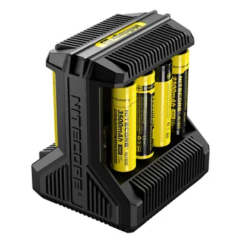 Nitecore i8 Protingas Įkroviklis 8 Slots 4A Išėjimo Smart Baterijos Įkroviklio IMR18650 16340 10440 AA AAA 14500 26650 ir USB