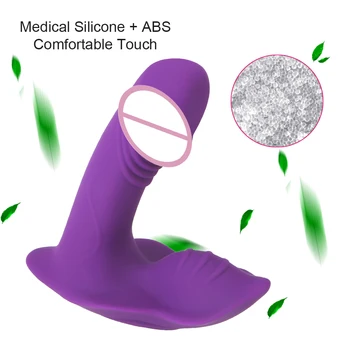 OLO 9 Režimai Klitorio Stimuliatorius Nešiojami Drugelis Vibratorius Butt Plug Sekso Žaislai Moterims, Suaugusiems Dildo Analinis Makšties