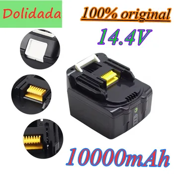 Originalus 14,4 V 8.0 mAh Li-Ion baterijos MAKITA akumuliatorius 14,4 V BL1430 BL1415 194066-1-194065-3 194559-8 MAK1430Li. MET1821