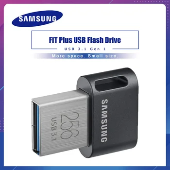 Originalus Samsung USB 3.1 Pendrive 32GB 64GB 200MB/S Memoria Usb 3.0 Flash Drive, 128GB 256 GB 300MB/S mini usb 