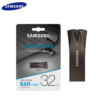 Originalus Samsung USB 3.1 USB Flash Drive, Baras Plius 32GB 64GB Didelės Spartos 128GB 256 GB Mini U Disko Pen Drive, Memory Stick