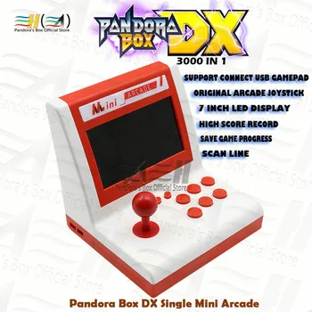 Pandora Box DX mini arcade 3000 1 vieno bartop Galite Išsaugoti žaidimo progresą paramos FBA MAME PS1 SFC/SNES MD žaidimas 3D Mortal Kombat