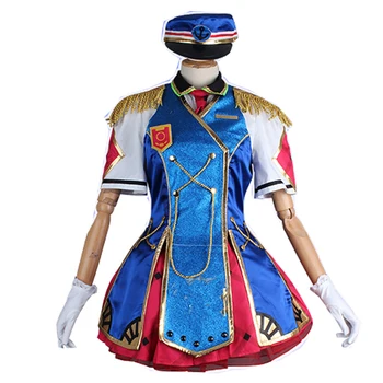 Pasirinktinis dydis Lovelive saulės Laimingas šalis traukinio Jums Watanabe cosplay kostiumai dress helovinas kostiumai moterims Anime drabužiai