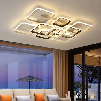 Pilka/Balta/Juoda Modernios led Lubų šviesos Lovų kambaryje kambarį Kūrybos led techo Lubų šviesos lampara techo lubų lempa