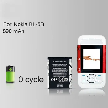 PINZHENG BL-5B, Telefono Baterija Nokia BL 5B, BL-5B, BL5B 5300 5320 6120C 7360 3220 Pakeitimo BL 5B Baterija