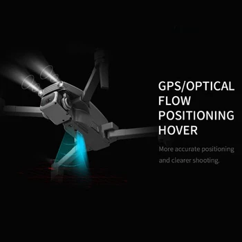 RC Quadcopter L109 Drone GPS 5G 4K HD Kamera, WIFI FPV Brushless Variklio, Sulankstomas Selfie Drones