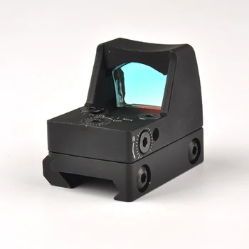 RMR Reflex Reguliuojamas Red Dot Akyse 3.25 ŽŪM Holografinio Taikiklio taikymo Sritis 20mm Weaver Geležinkelių Airsoft Medžioklės Šautuvas Priedų