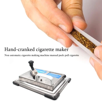 Stalo Cigarečių Valcavimo Mašinos, Nerūdijančio Plieno, Ranka Sukamas Tabakas Purkštuvas Cigarečių Maker Rūkymo Reikmenys