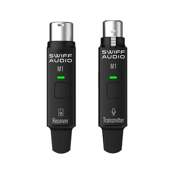 SWIFF M1 Bevielio Mikrofono Sistema 2.4 GHz Skaitmeninio Perdavimo Technologija, Dinaminis Mikrofonas su Bet kuriuo Kasetės Sąsajos
