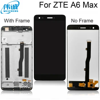 Už ZTE Blade A6 Max LCD Ekranas Ir Touch Ekranas skaitmeninis keitiklis Asamblėjos Pakeisti ZTE Blade A6 Max Telefono lcd jutiklis