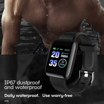 VIKEFON D13 Smart Watch Širdies ritmas, Kraujo Spaudimas Žiūrėti Smart Apyrankė Sporto Android Laikrodžiai Smart Band Apyrankę Smartwatch