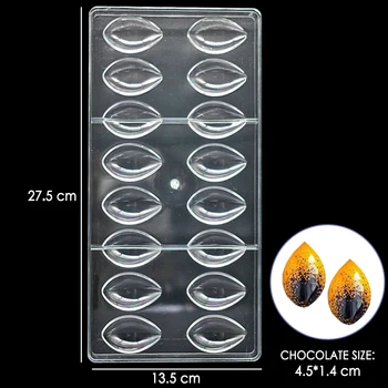 Virtuvės Kepimo Skardas 3D Šokolado Kamuolys Pelėsių Polikarbonato Pusė Kamuolys Šokoladinis Pyragas Pelėsių Plastiko Šokolado Pelėsių