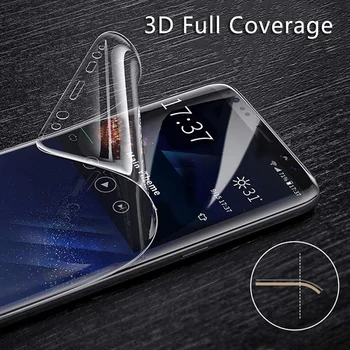 VSKEY 10vnt 3D Pilnas draudimas Screen Protector For Samsung Galaxy S9 Ultra Plonas Minkštas PET Apsauginės Plėvelės Samsung Galaxy S9 Plus