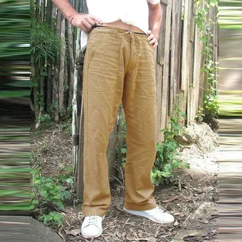 Vyriški baltiniai didelio dydžio kelnių kišenėje retro mados vientisos spalvos laukinių studentų verslo susiuvimo darbo drabužiai atsitiktinis kišenėje 02*