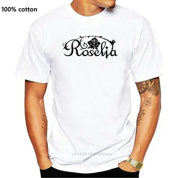 Vyrų marškinėlius Bang Svajonė Roselia Unisex Marškinėliai(1) Atspausdintas T-Shirt tees viršų