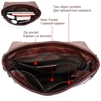WESTAL vyriški krepšiai natūralios odos shouler krepšys vyrų krepšys vyrų crossbody rankinėje vyrų pečių maišą maišeliai su užtrauktuku atvartu