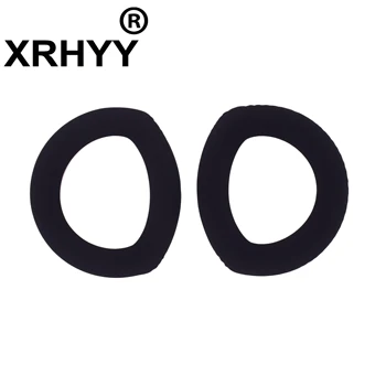XRHYY 1Pair Juoda Pakeitimo Ausies Padas Gaubteliai Pagalvėlės Dangtis Sennheiser HD800 HD800S Ausines