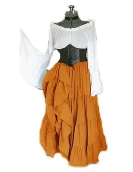 Xxxxxl 4xl Halloween Kostiumai Cosplay Viduramžių Rūmuose Princesė Suknelė Vintage Šalies Vakare Gown Renesanso Moterų Kostiumas Suknelė