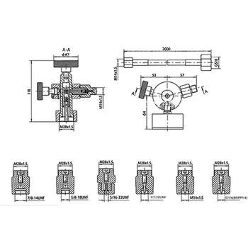 XZGK-01 Hidraulinis Akumuliatorius, cilindrų Azoto dujų įkrovimo rinkinys ir Slėgio Bandymo Komplektas